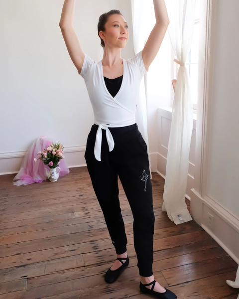 Weekend Wrap Top - Ballet Beautiful