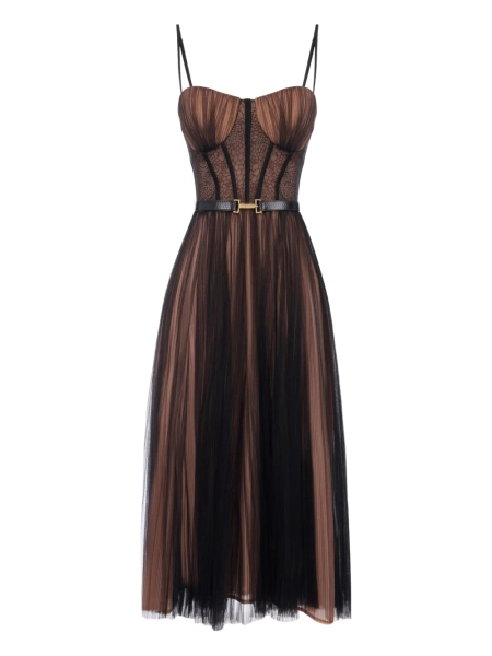 Elisabetta Franchi Bustier-Kleid mit Falten | 40