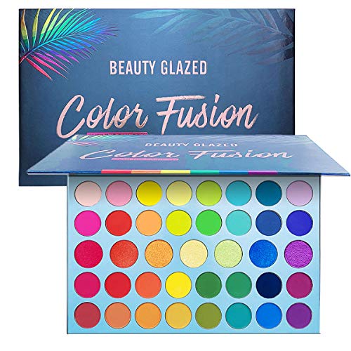 39 Colors Eyeshadow Palettes Rainbow Colour Makeup Pallet Matte Shimmer Metallic Vegan Pigmented Colorful Board Palette Glitter Make up Professional Bright Powder Eye Pallets Makeup Cosmetics Set