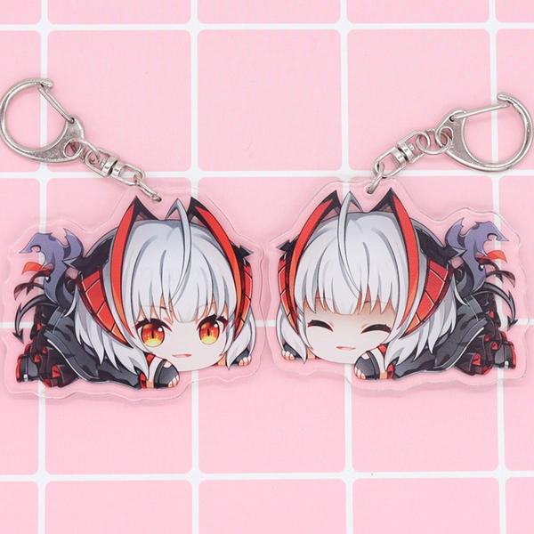 Chibi Arknights Keychains Arknights Acrylic Charm Double Sided - W