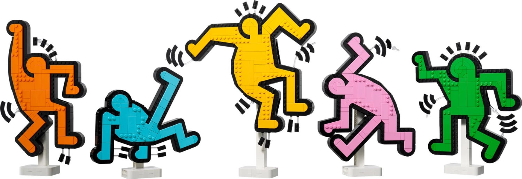 Keith Haring – Dancing Figures 31216 | Art | Buy online at the Official LEGO® Shop BE 