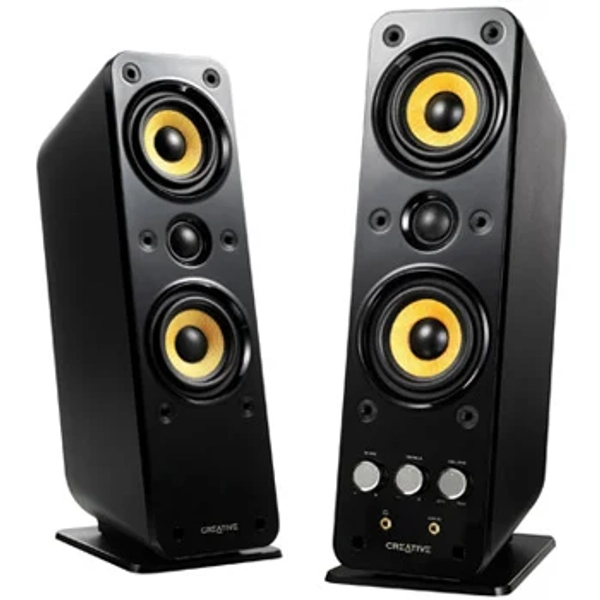 Creative GigaWorks T40 Series II Speakers, Gloss Black, 16W RMS