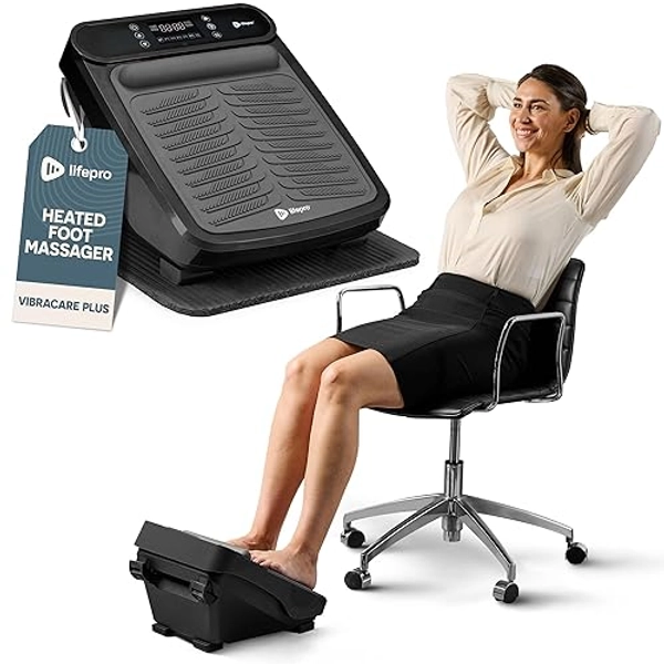 LifePro Foot Massager for Neuropathy - Relaxing Calf and Foot Therapy with Heat Option for Maximum Soothing Relief - Massager for Blood Circulation and Revitalization