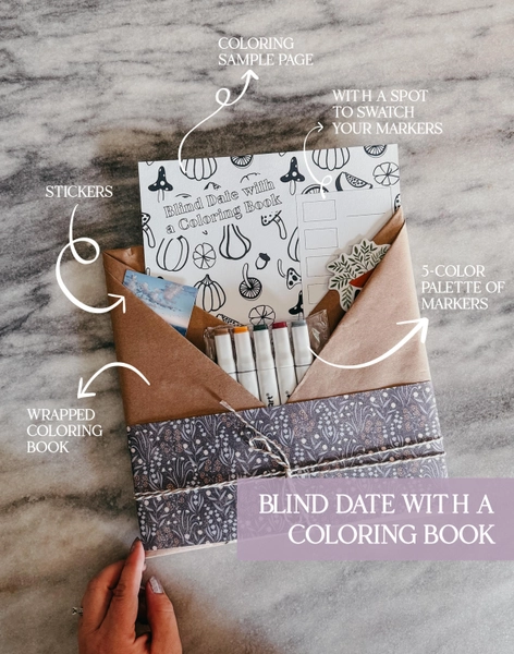 Blind Date with a coloring book