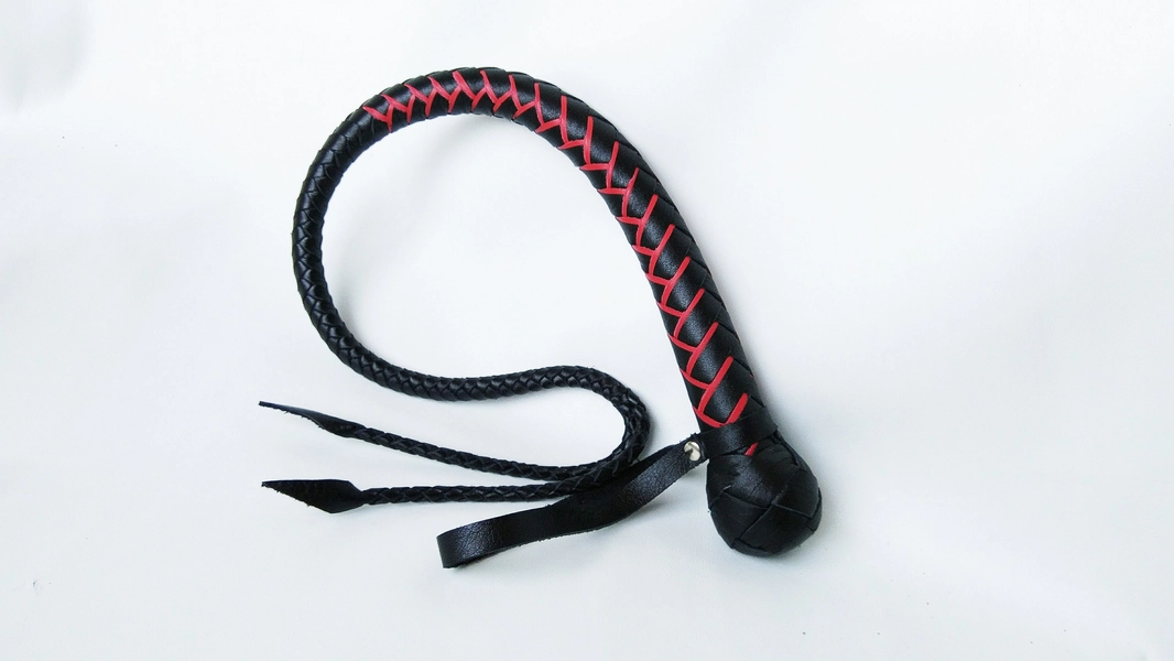 Leather whip