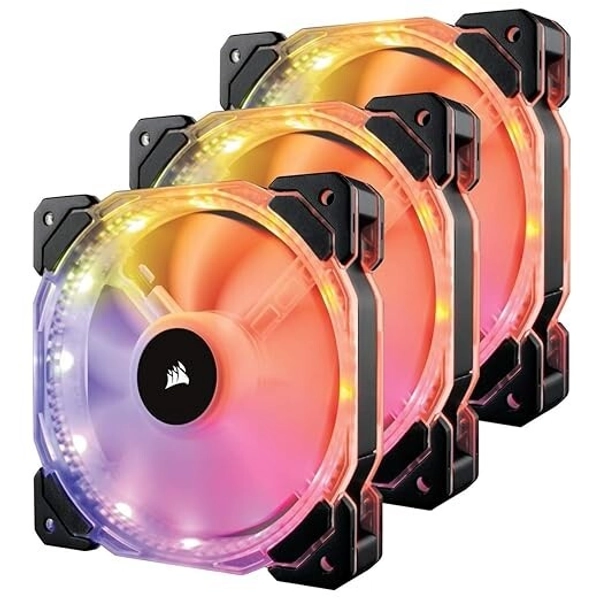 Corsair CO-9050067-WW HD Series, HD120 RGB LED 3 Fans W/controller