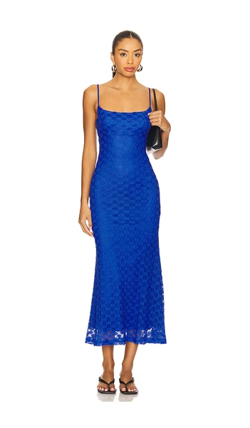 Adoni Mesh Midi Dress