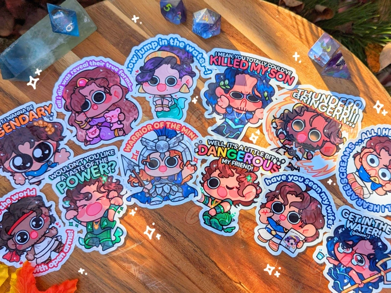 EPIC: The Musical Inspired Song Stickers! [Ft. Odysseus, Telemachus, Athena, Circe, Zeus, Polites, Hermes, and Penelope!]