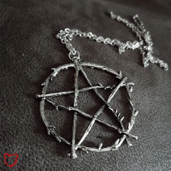 Gothic Pentacle Pendant Necklace