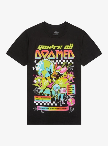 Invader Zim You're All Doomed T-Shirt