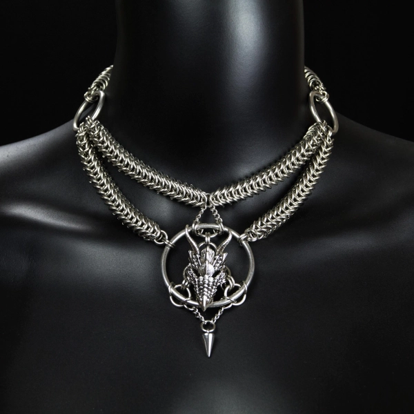 Dragon Master Chainmaille Necklace