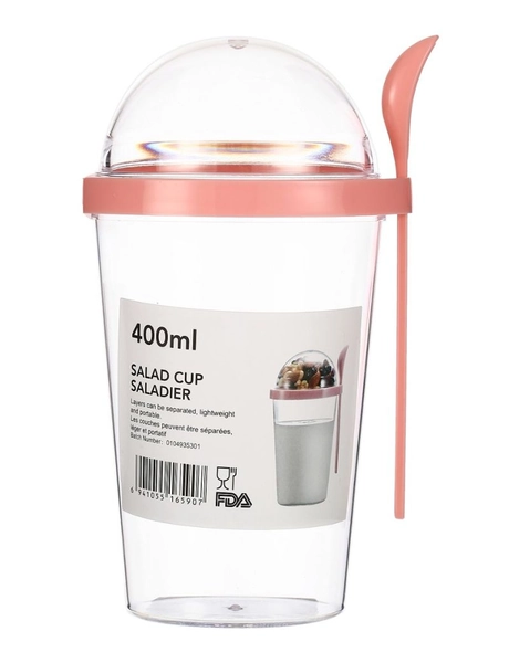 MINISO Pink Salad Cup