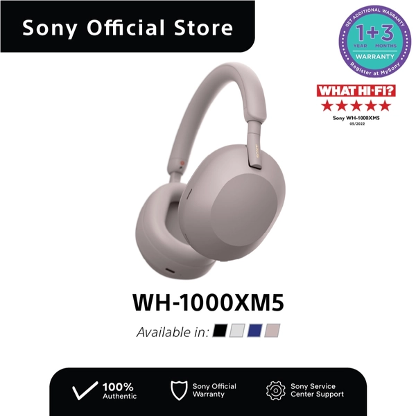 Sony WH-1000XM5 / WH 1000XM5 Wireless Noise Canceling Bluetooth Headphones