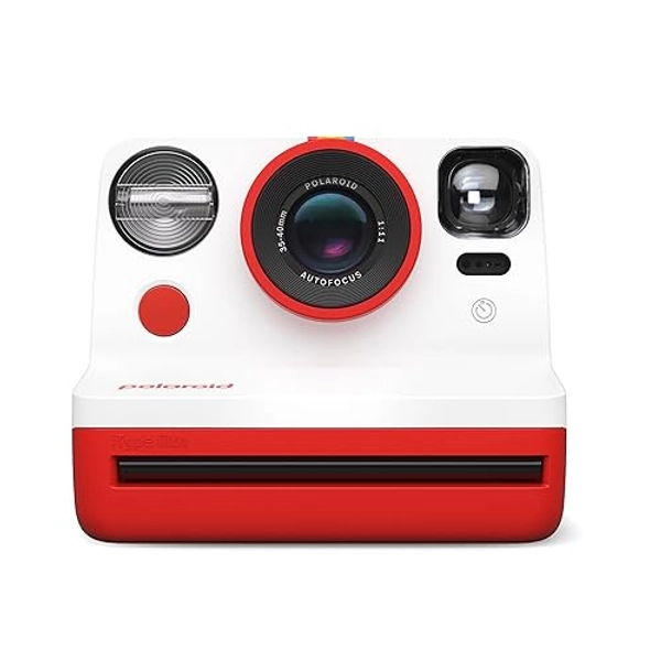 Polaroid Now 2nd Generation I-Type Instant Film Camera - Red (9074)