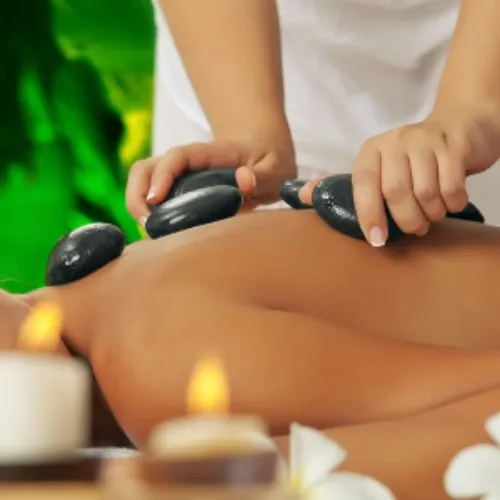 Hot stone massage
