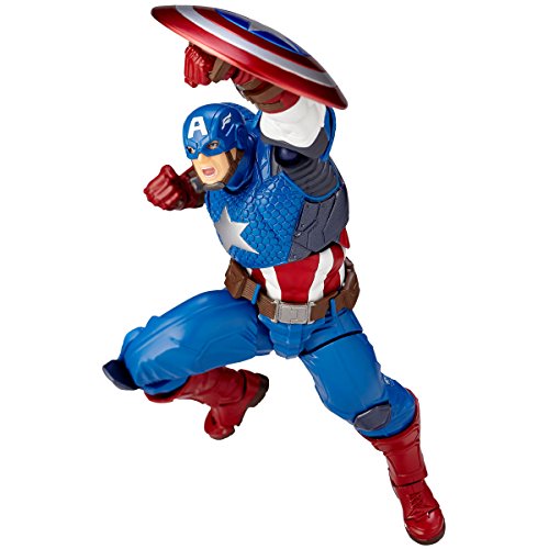 Captain America - Amazing Yamaguchi No.007 - Revoltech (Kaiyodo) - Pre Owned