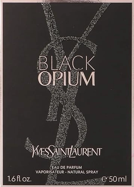 Yves Saint Laurent Black Opium for Women By Eau De Parfum Spray 1.6 Oz/ 50 Ml, 1.6 Fluid_Ounces