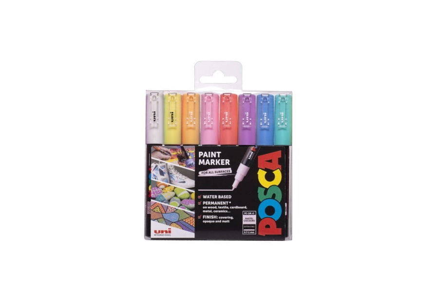 Posca 1M Pastel 8 set