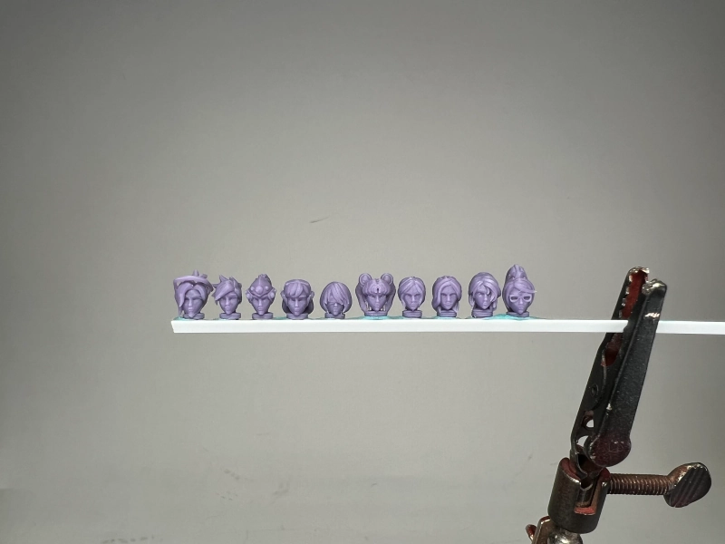 32mm female character head pack