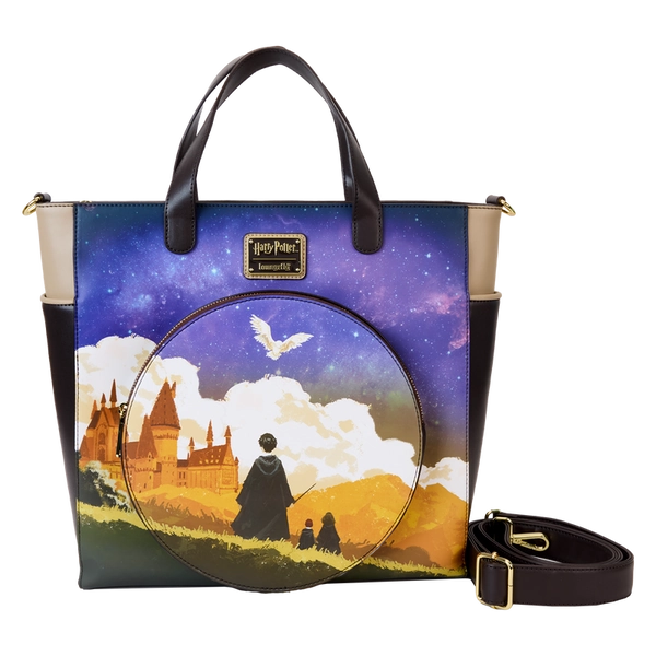 Harry Potter Hogwarts Starry Sky Convertible Backpack & Tote Bag