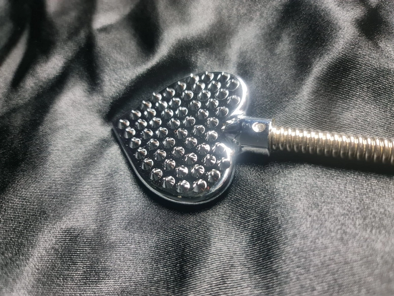 BDSM Spiked Heart Impact Toy Stainless Steel Conductive