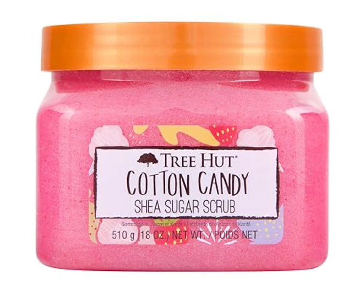 Tree Hut Cotton Candy Shea Sugar Scrub, 18oz