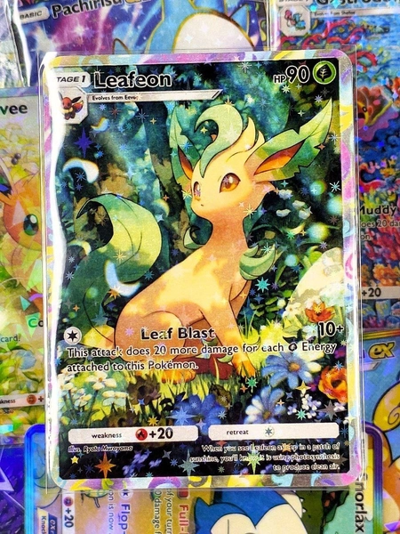 Leafeon proxy pocket card app tcg full art Eevee Grove set