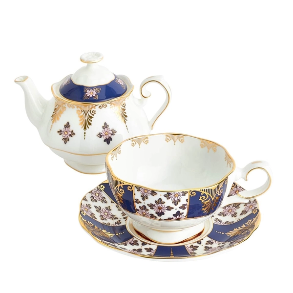 100 Years Tea for One 500ml Regency Blue 1900