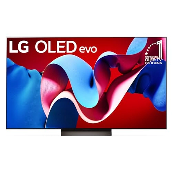 LG 65-Inch Class OLED evo C4 Series Smart TV 4K Processor Flat Screen with Magic Remote AI-Powered with Alexa Built-in (OLED65C4PUA, 2024)