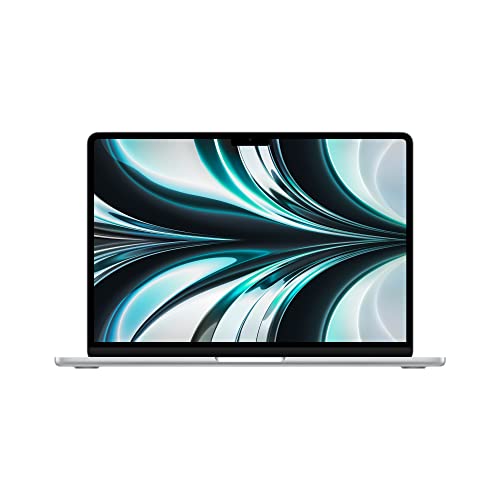 Apple 2022 MacBook Air Laptop with M2 chip: Built for Apple Intelligence, 13.6-inch Liquid Retina Display, 8GB RAM, 512GB SSD Storage, Backlit Keyboard, 1080p FaceTime HD Camera; Silver - 512GB - Silver - Without AppleCare+ (3 Years)