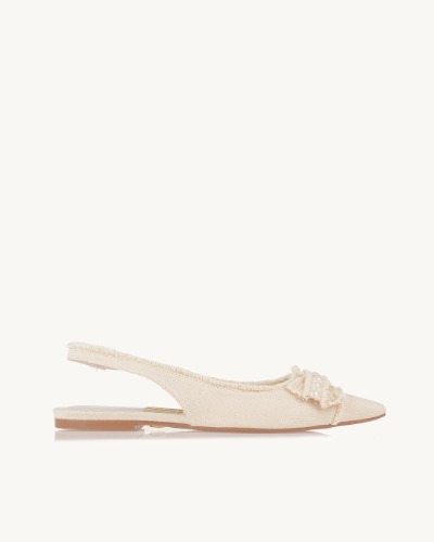 Slingback Lona Cru