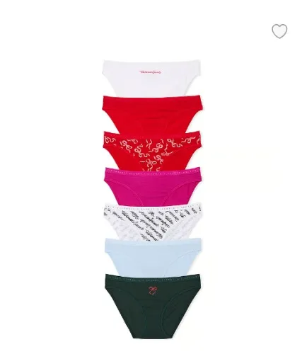 Victoria Secret - 7-Pack Stretch Cotton Bikini Panties - Multi (4YXY)