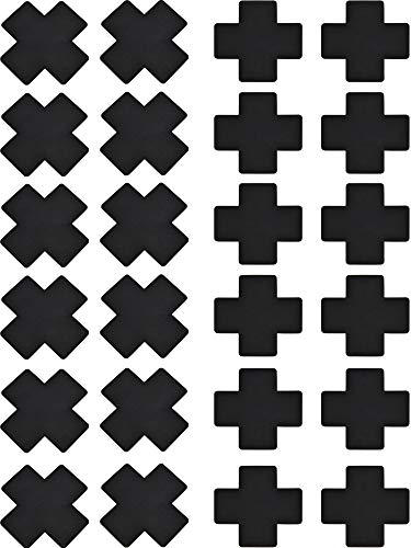 SATINIOR 15 Pairs Disposable Breast Covers Nipple Cover Self-adhesive Pasties Stickers, Cross Shape, Style Set 1, One Size