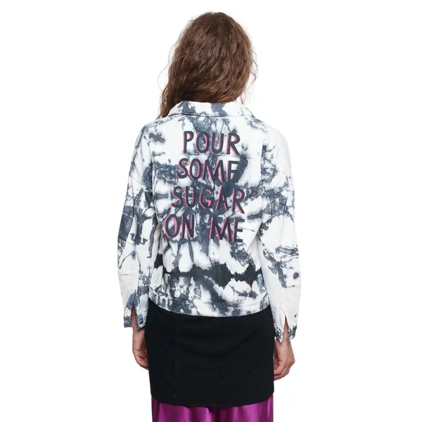 'DEF LEPPARD' DENIM JACKET - Women