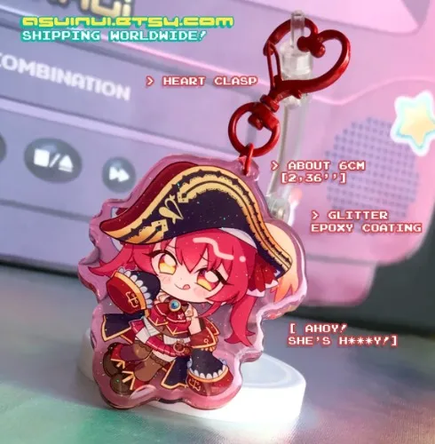 Hololive Gamers Charms