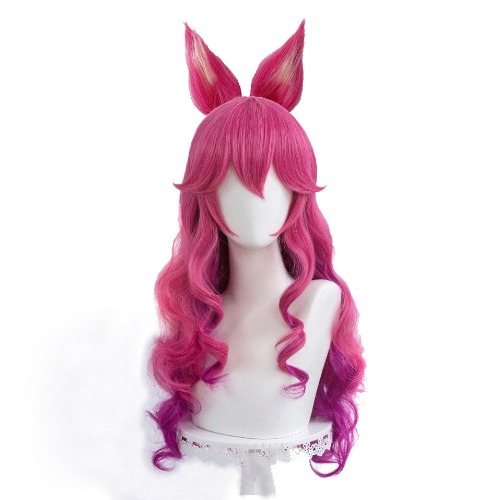 Spirit Blossom Ahri Cosplay Wig - Wig and Ears
