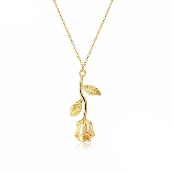 Aimyon Rose Necklace - Gold