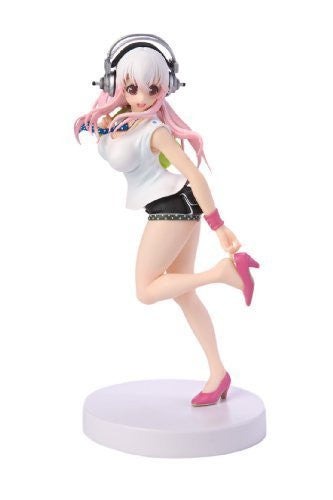 SoniComi (Super Sonico) - Sonico - Seikatsu Micchaku Shuzai Special Figure - Going out Time ver. - Pre Owned