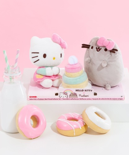 Pusheen x Hello Kitty 9.5" Best Friend Set | The Littlest Gift Boutique