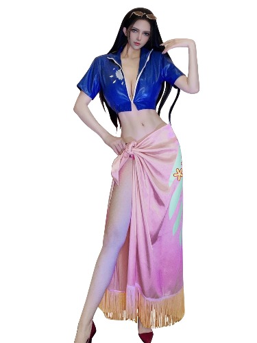 Roronoa Zoro＆Monkey D.Luffy ＆Shanks＆Uta Cosplay Costume Law Pant Halloween Dress-Up