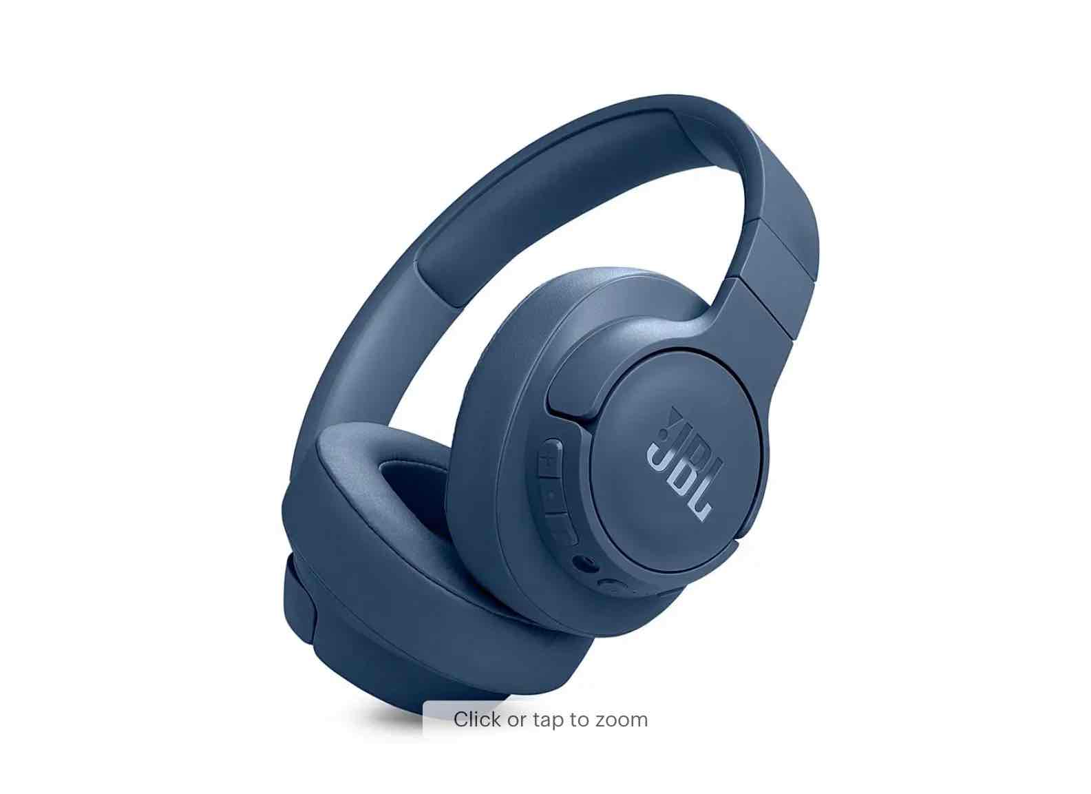 JBL - Tune 770NC Adaptive Noise Cancelling Wireless Over-Ear Headphone - Blue