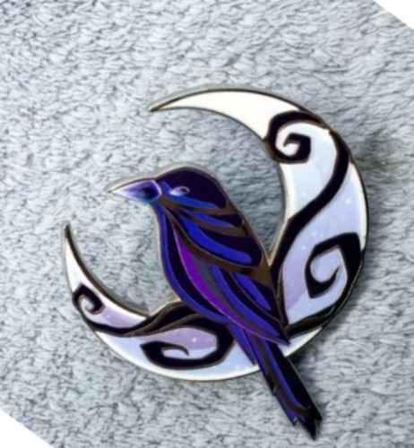 Raven Pin Preorder