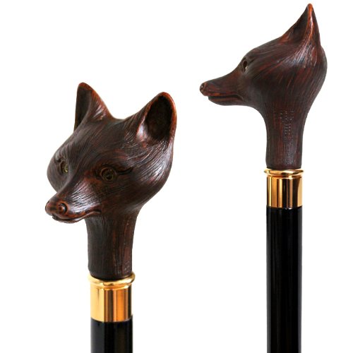 Vista International Italian Fox Handle Stick - Brown