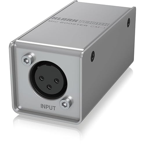 Klark Teknik MIC BOOSTER CM-1 Dynamic Microphone Booster with Preamp