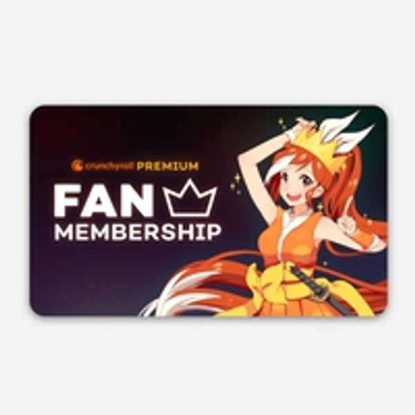 Premium Streaming Membership Digital Gift (Fan Tier) | Crunchyroll Store