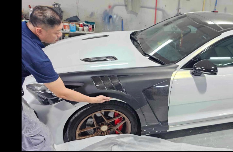 Kia Stinger V2 Carbon Fiber Fender Replacement — Carbon Fiber Goodies