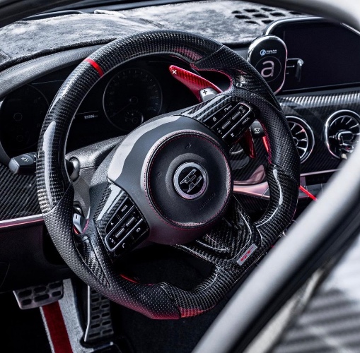 Kia Stinger Carbon Fiber Steering Wheel V2.0 — Carbon Fiber Goodies