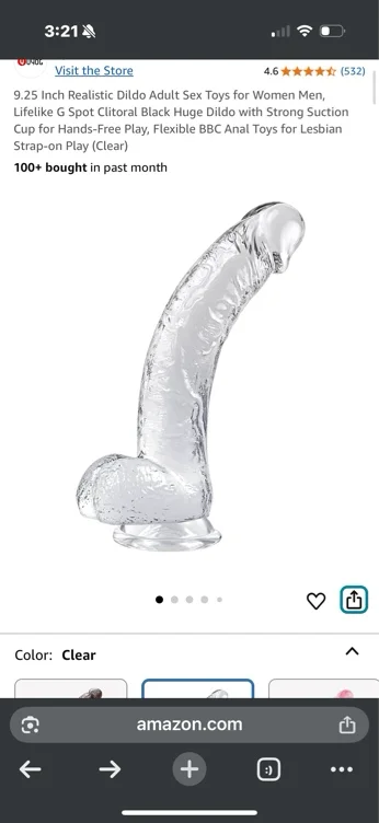 9.25 Inch Realistic Dildo Adult Sex Toys for Women Men, Lifelike G Spot Clitoral Black Huge Dildo with Strong Suction Cup for Hands-Free Play, Flexible BBC Anal Toys for Lesbian Strap-on Play (Brown) - Brown