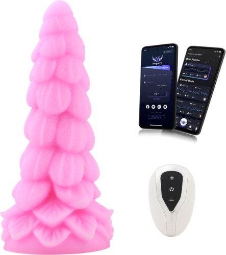 Wildolo® Fantasy Dildo Vibrator App &amp; Afstandsbediening 21cm