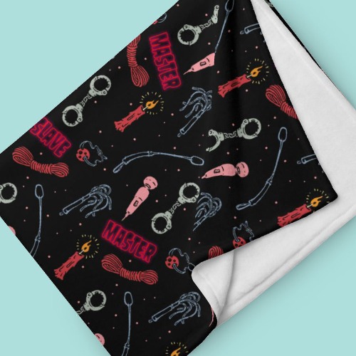 BDSM Kinky Throw Blanket | Default Title